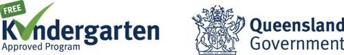 kindergarten and queensland government logos