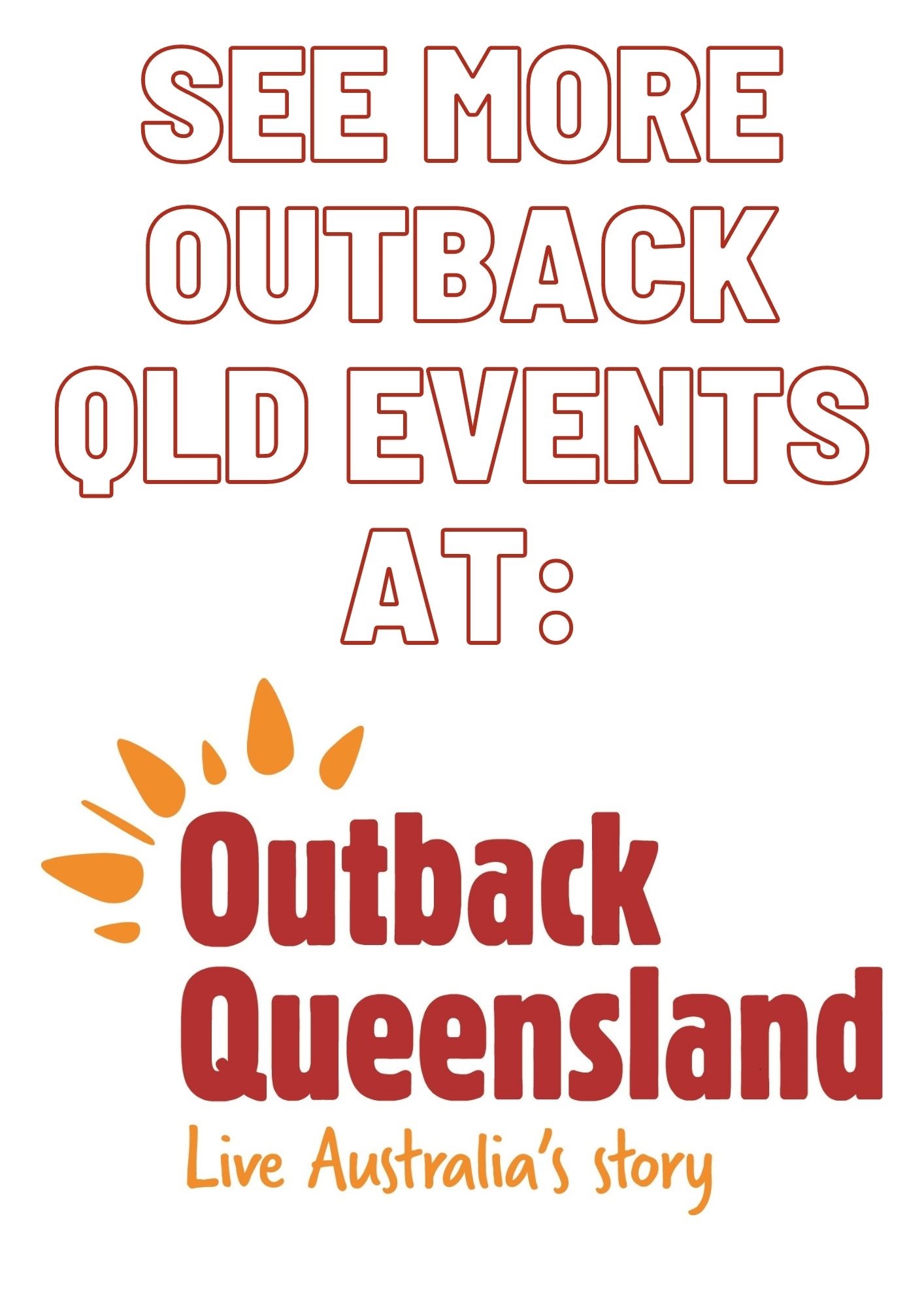 Outback QLD Events 2021 flyer